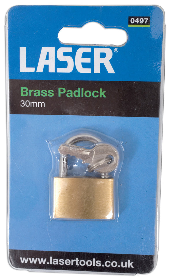 Brass Padlock 30mm 0497