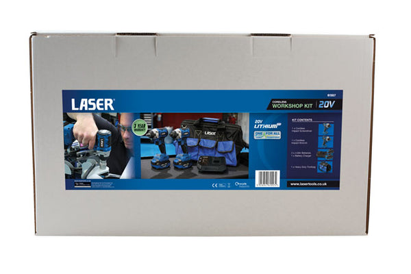 Cordless Tools 20V Workshop Kit (Euro) 61557